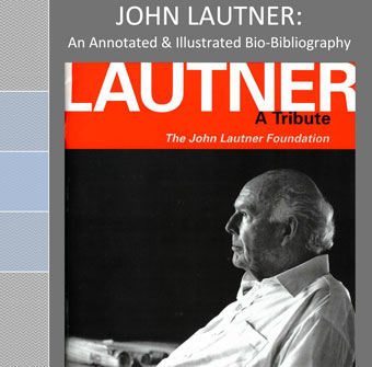 Annotated bibliography by John Crosse excerpt from Cover of annotated bibliography