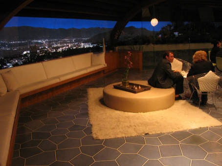 current tv set with night lighting