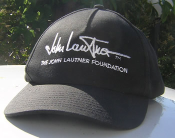 picture of black hat w/white lettering